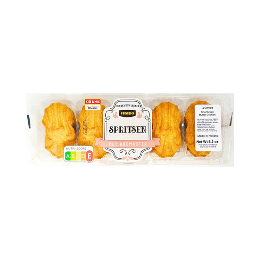 Jumbo Butter Spritzen Shortbread 6.12 oz. 175 gr