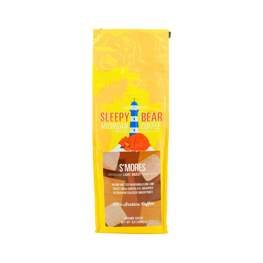 Sleepy Bear S'mores Light Roast Coffee Ground 16oz