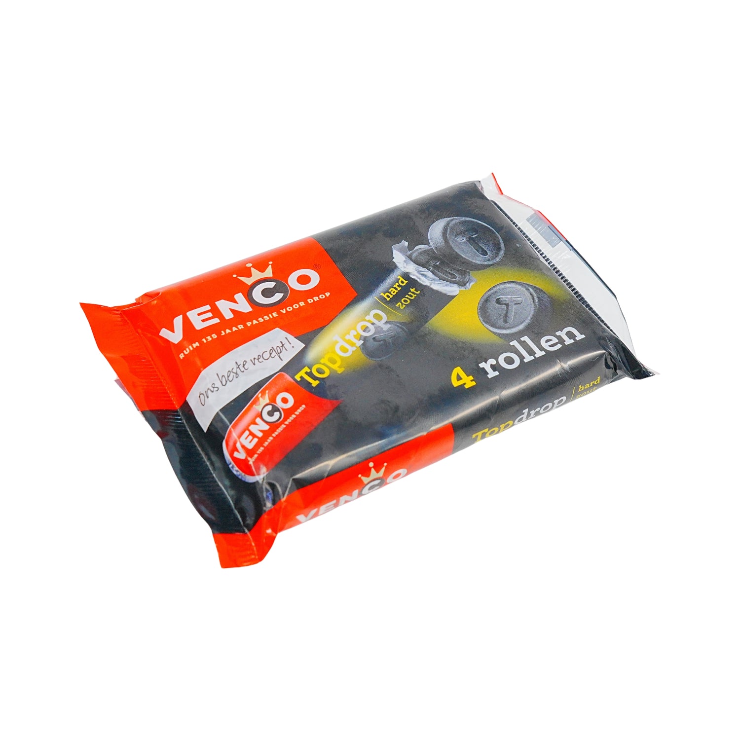 Venco TopDrop Licorice Rolls  4 pack