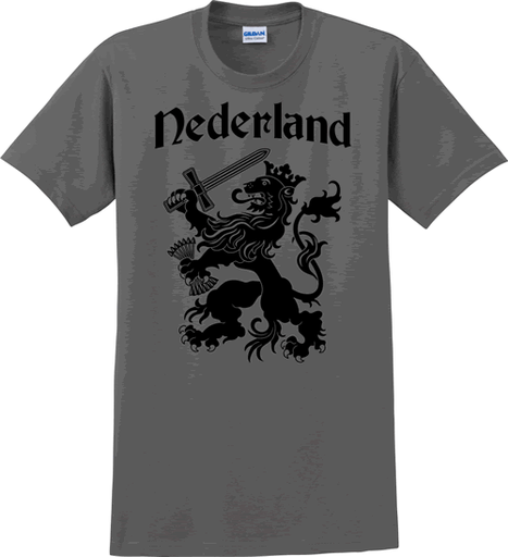 Nederland Lion T-Shirt XL Gray