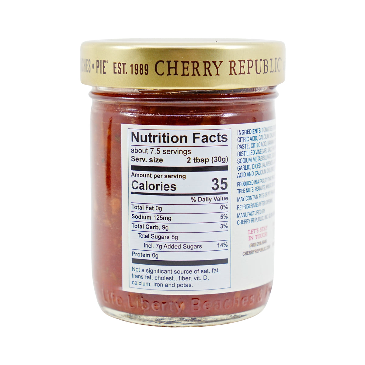 Cherry Republic Mild Cherry Salsa 8 OZ JAR