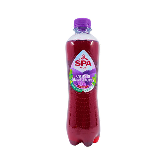 Spa Black Currant Sparkling Soda 400 ml 13.5 ounce bottle