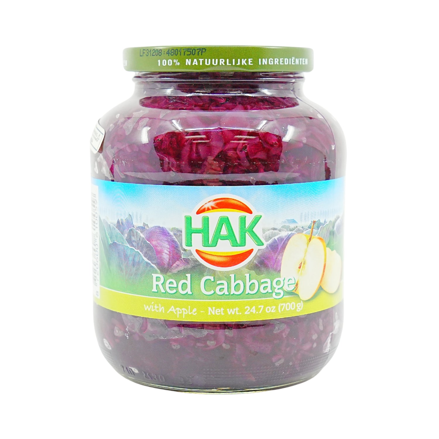Hak Red Cabbage  with apple 24.6 Oz