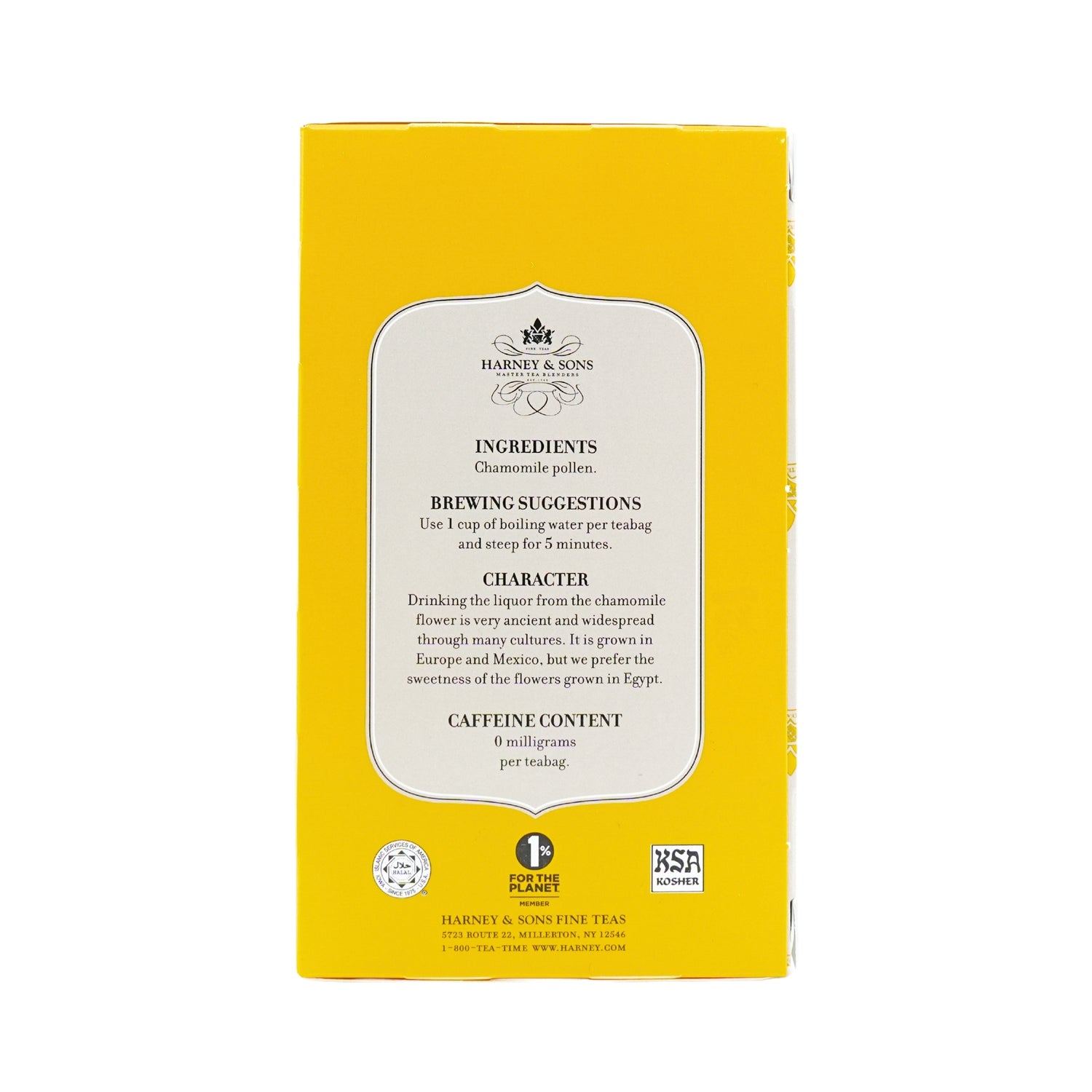 Harney & Sons Egyptian Chamomile Tea 20 Ct Box