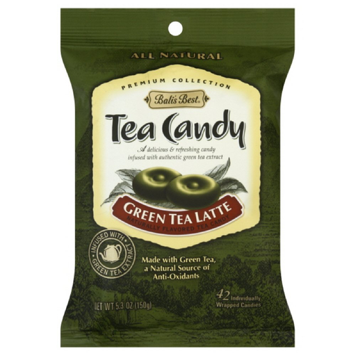 Balis Best Green Tea Latte Candy 5.3 oz Bag