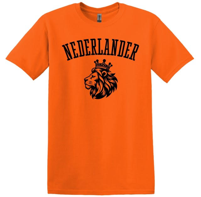 Dutch Lion Nederlander Orange T Shirt Medium