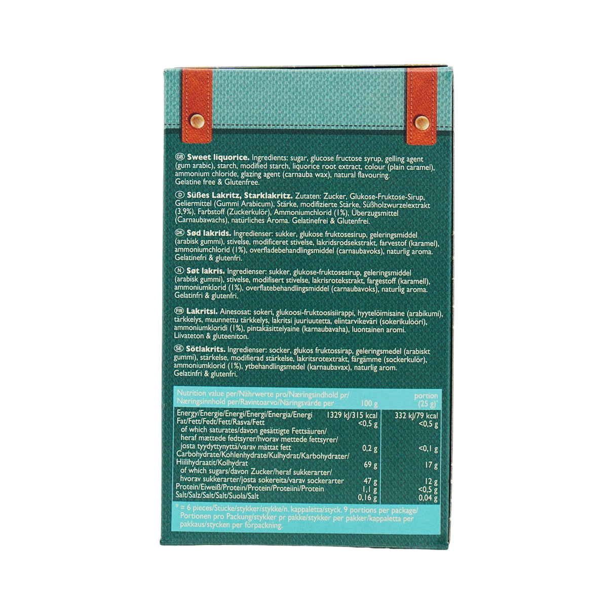 Old Timers Sailors  Sweet Knots Licorice 7.9 oz Green Box