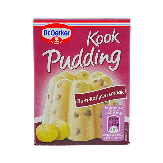 Dr Oetker Rum Raisin Pudding Mix 3.2 oz box