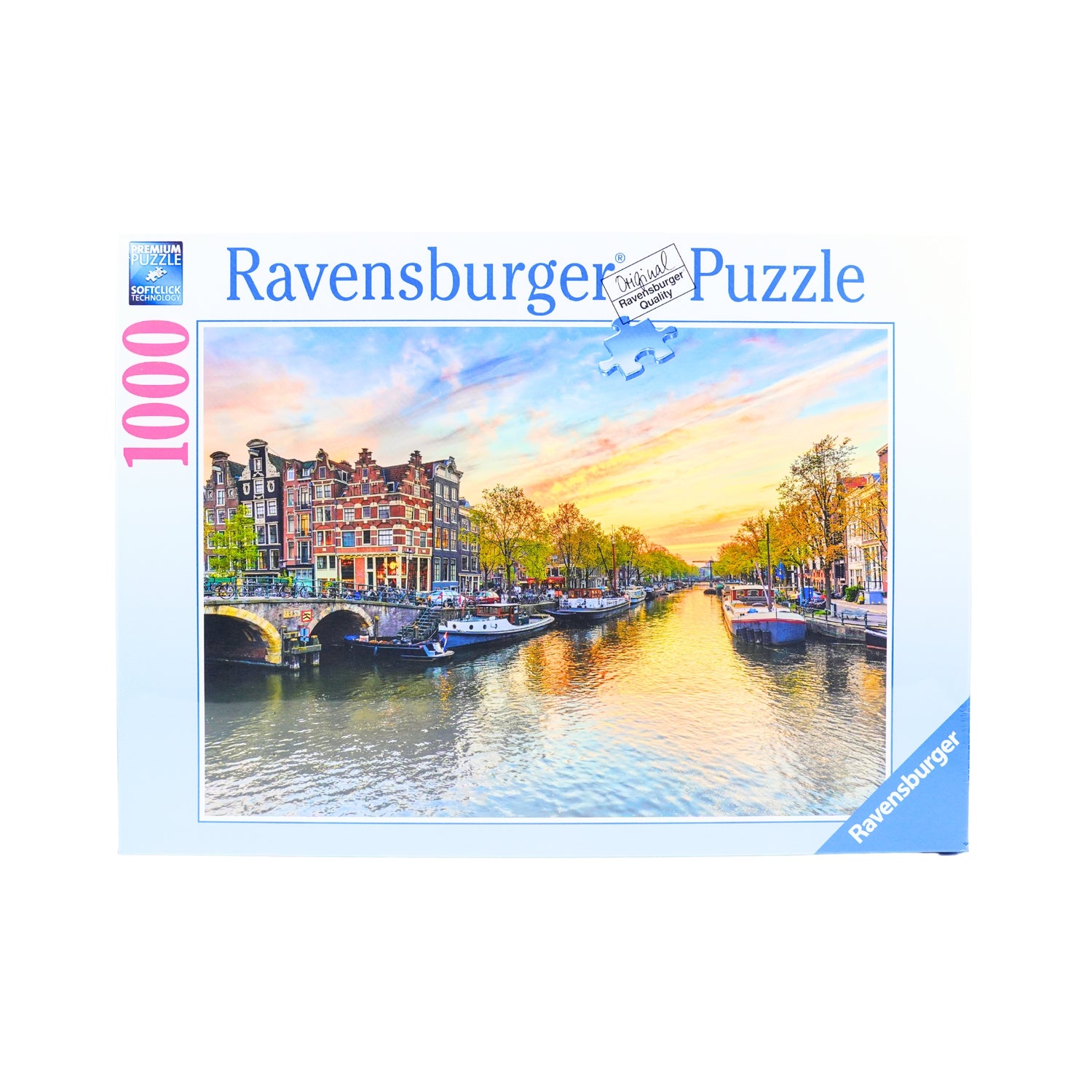 Puzzle Ravensburger Amsterdam Canal 1000 pieces