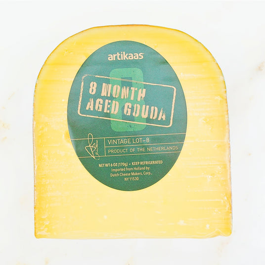 Artikaas Vintage 8 month Aged Gouda 6 oz Wedge