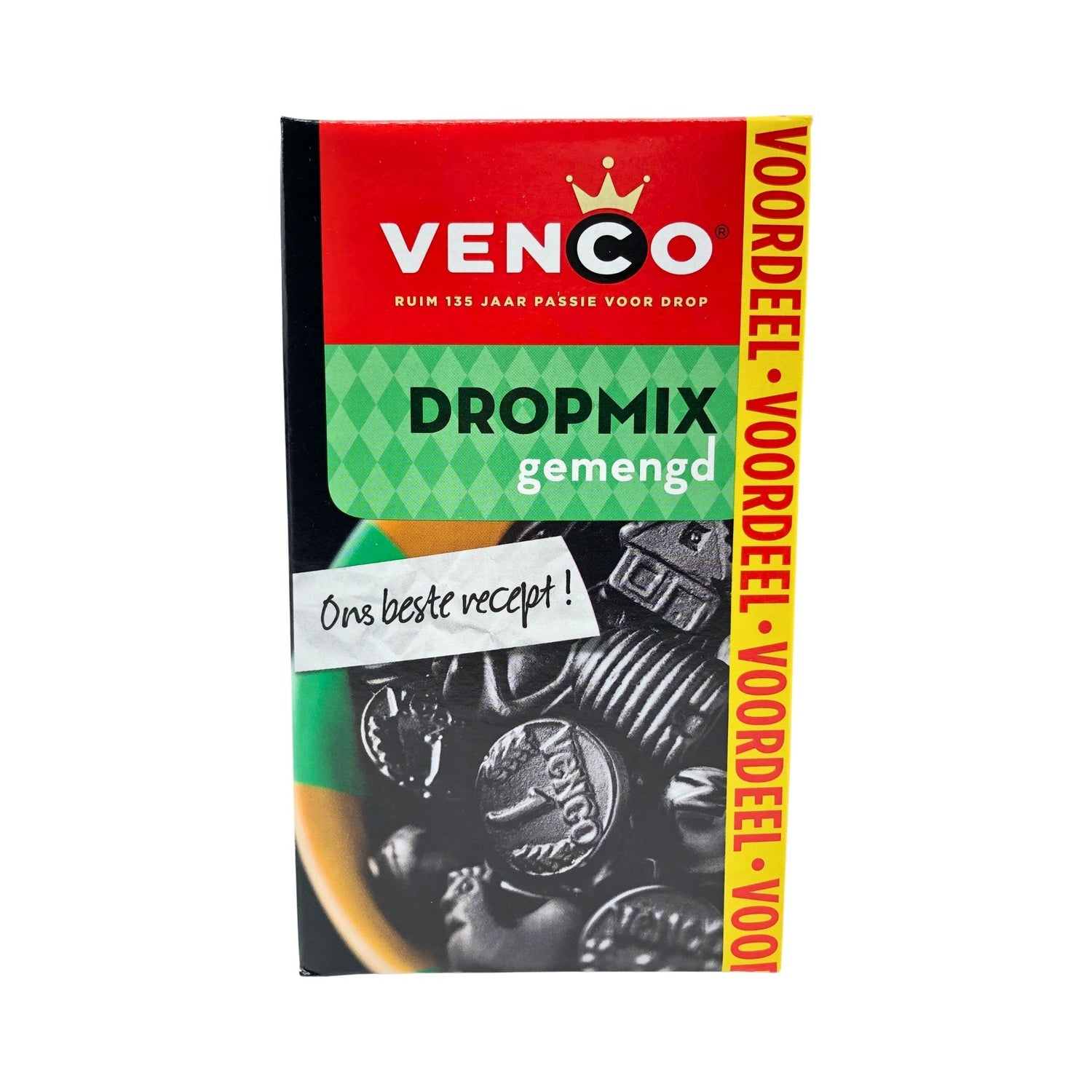 Venco Box Mixed Licorice  Green 17.6 oz  500g