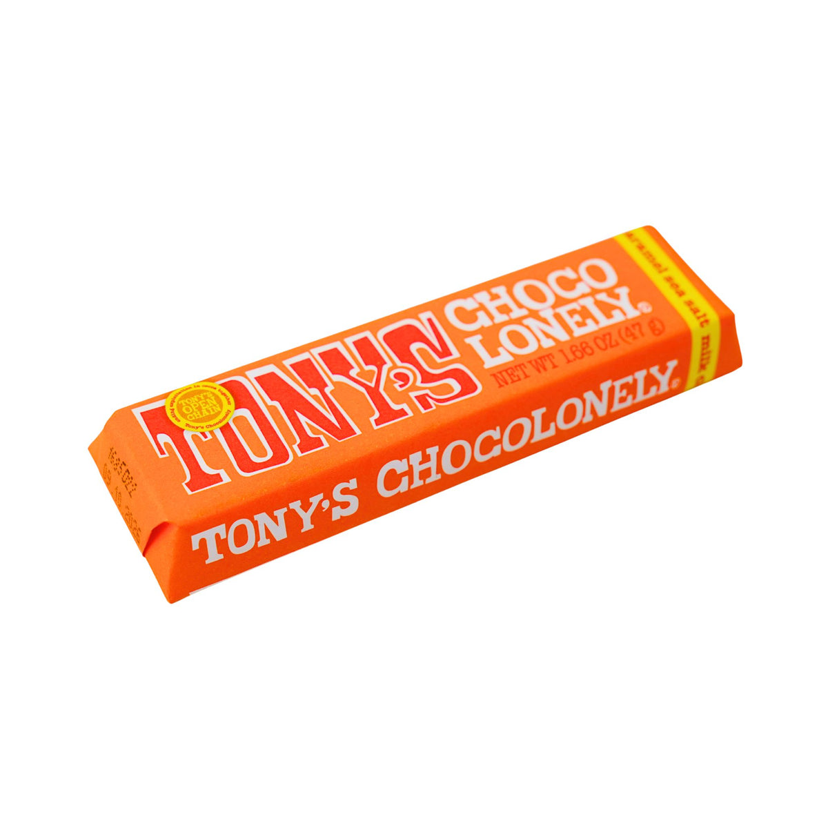 Tonys Chocolonely Milk Chocolate Seasalt Caramel Bar 1.66 oz
