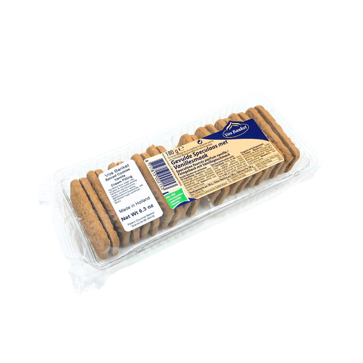 Vos Banket Speculaas with Vanilla Filling 6.2 oz