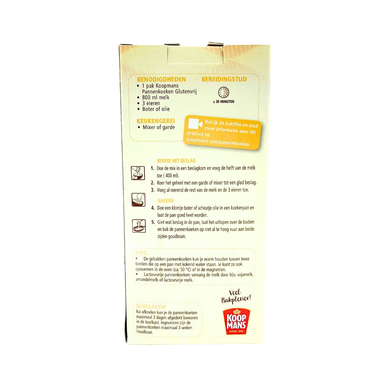 Koopmans Gluten Free Pancake Mix 14.1