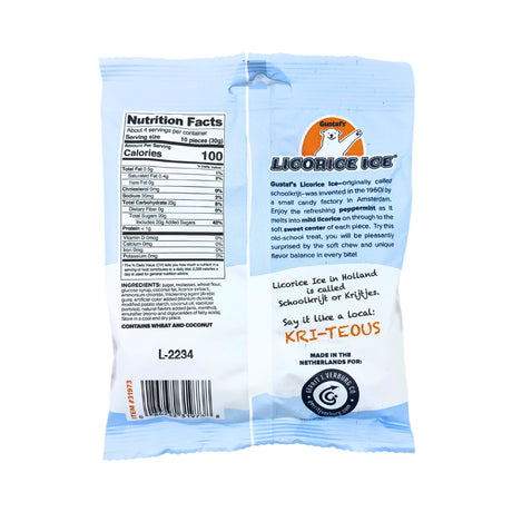 Gustafs Licorice Ice 4 Oz Bag