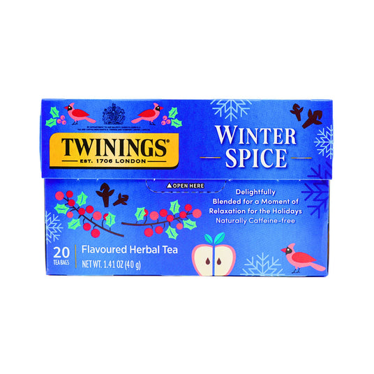 Twinings Winter Spice Herbal Tea 20 ct box