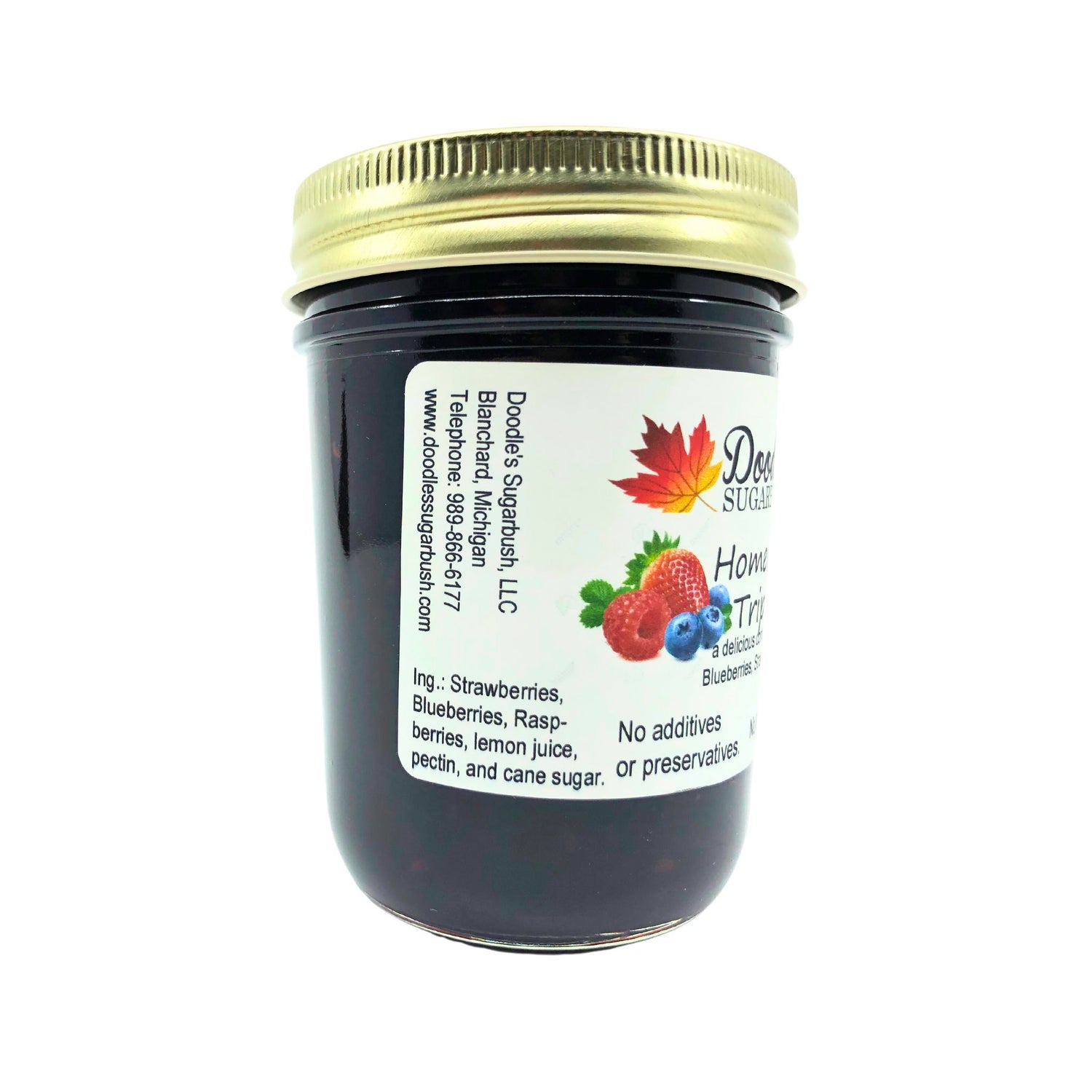 Doodles Triple Berry Jam 10 oz