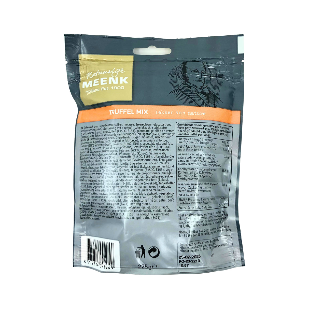 Meenk Licorice Truffles Mix  Assorted Bag 7.93 Ounces