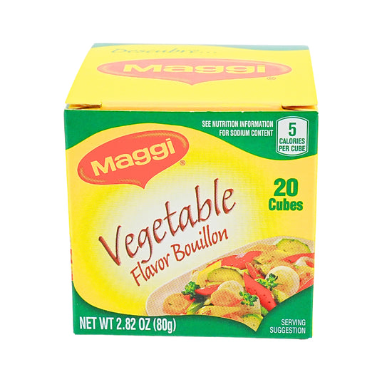 Maggi Vegetable Flavored Bouillon Cubes 20ct Box
