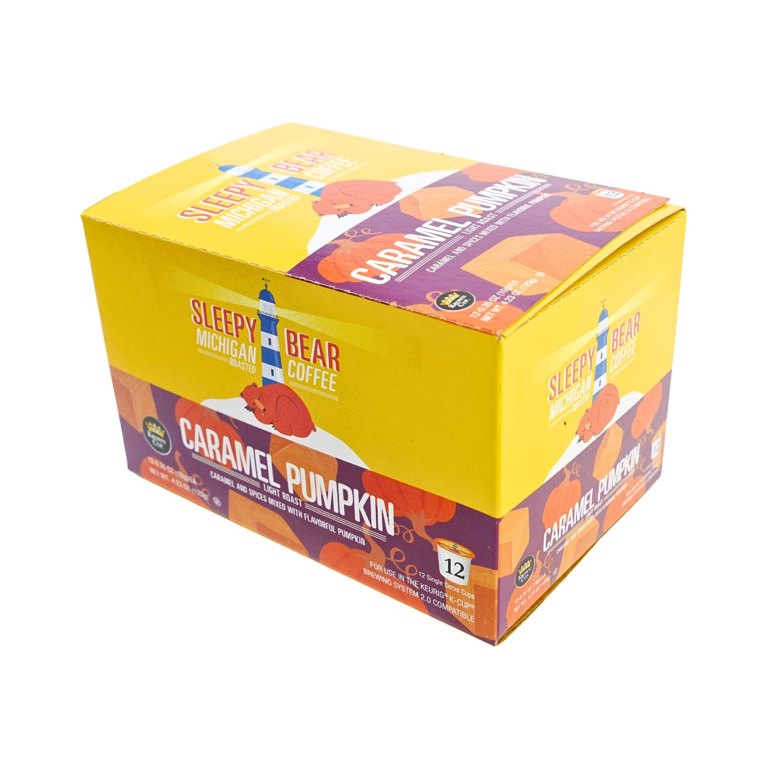 Sleepy Bear Caramel Pumpkin 12 ct K cups