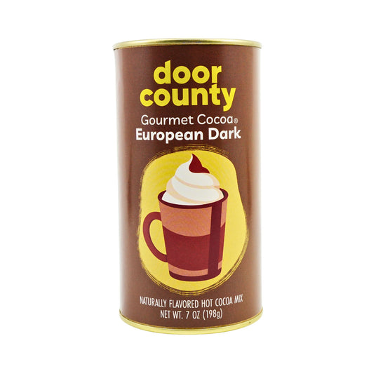 Door County Coffee European Dark Chocolate Hot Chocolate Canister 7 oz