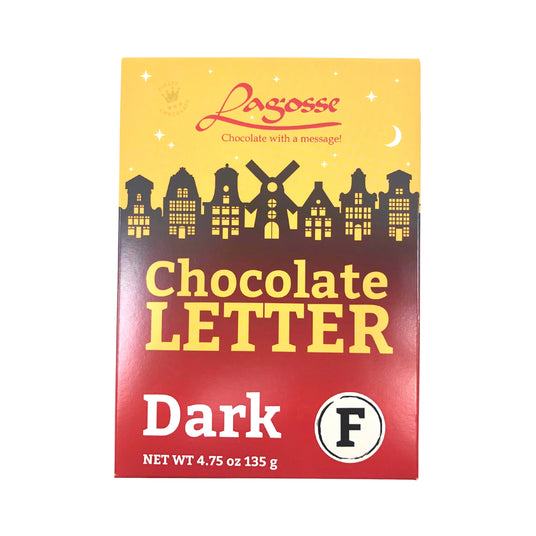 Lagosse Large Dark F Chocolate Letter 4.7oz