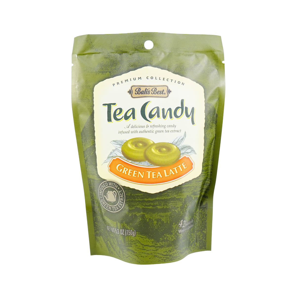 Balis Best Green Tea Latte Candy 5.3 oz Bag