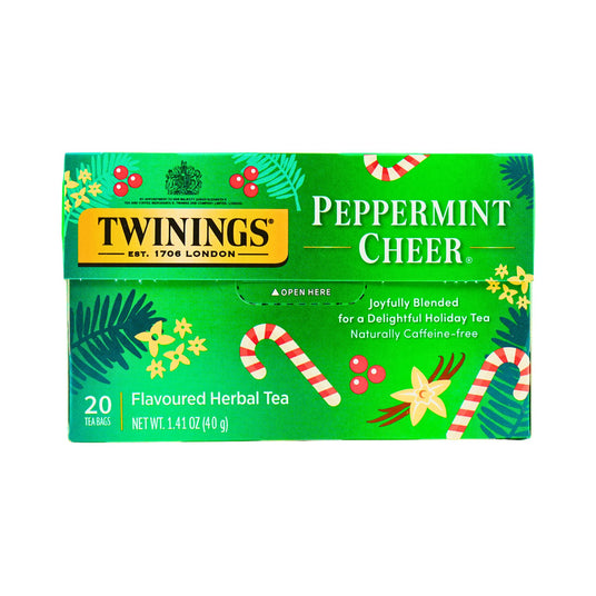Twinings Peppermint Cheer Tea 20 ct box