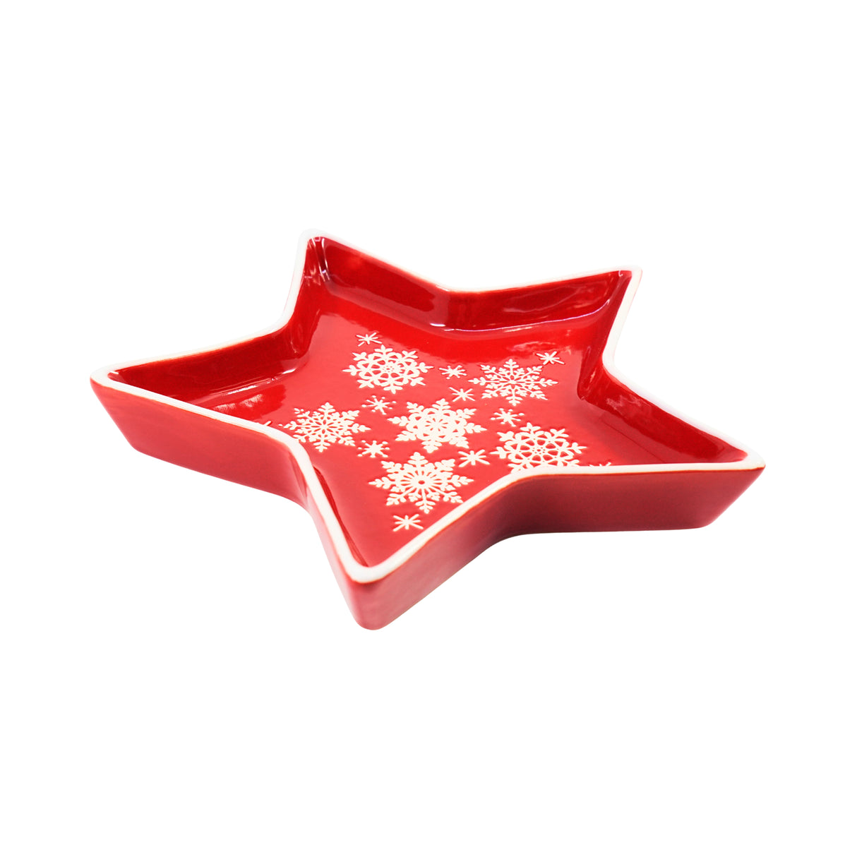 Now Designs Red Star Shaped Candy / Serving Dish