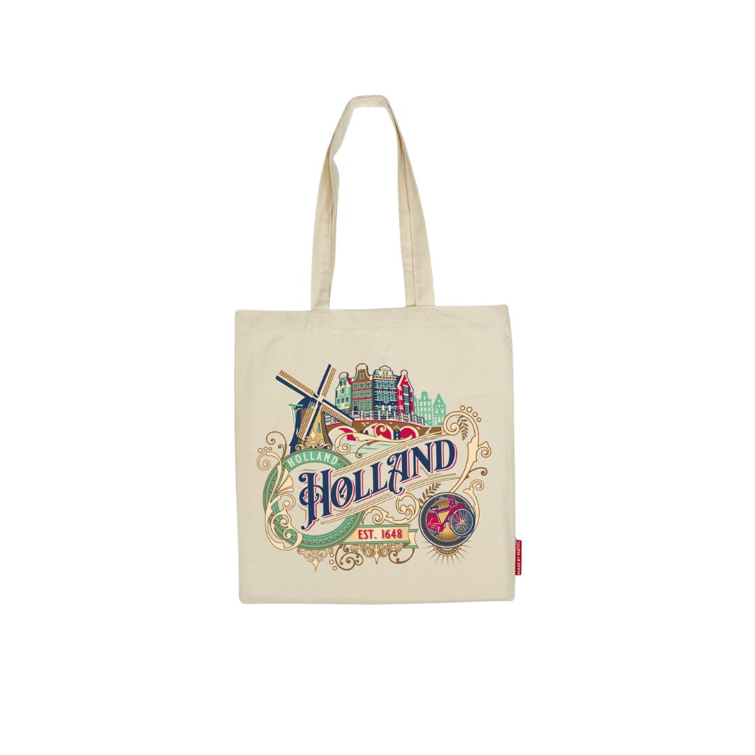 100% Cotton Holland White Bag Shopping Bag