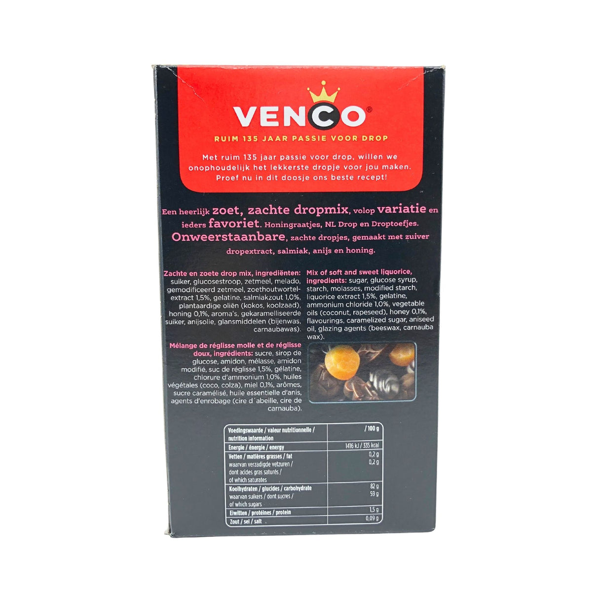 Venco Sweet Soft Mixed Licorice 17.6 Oz Box
