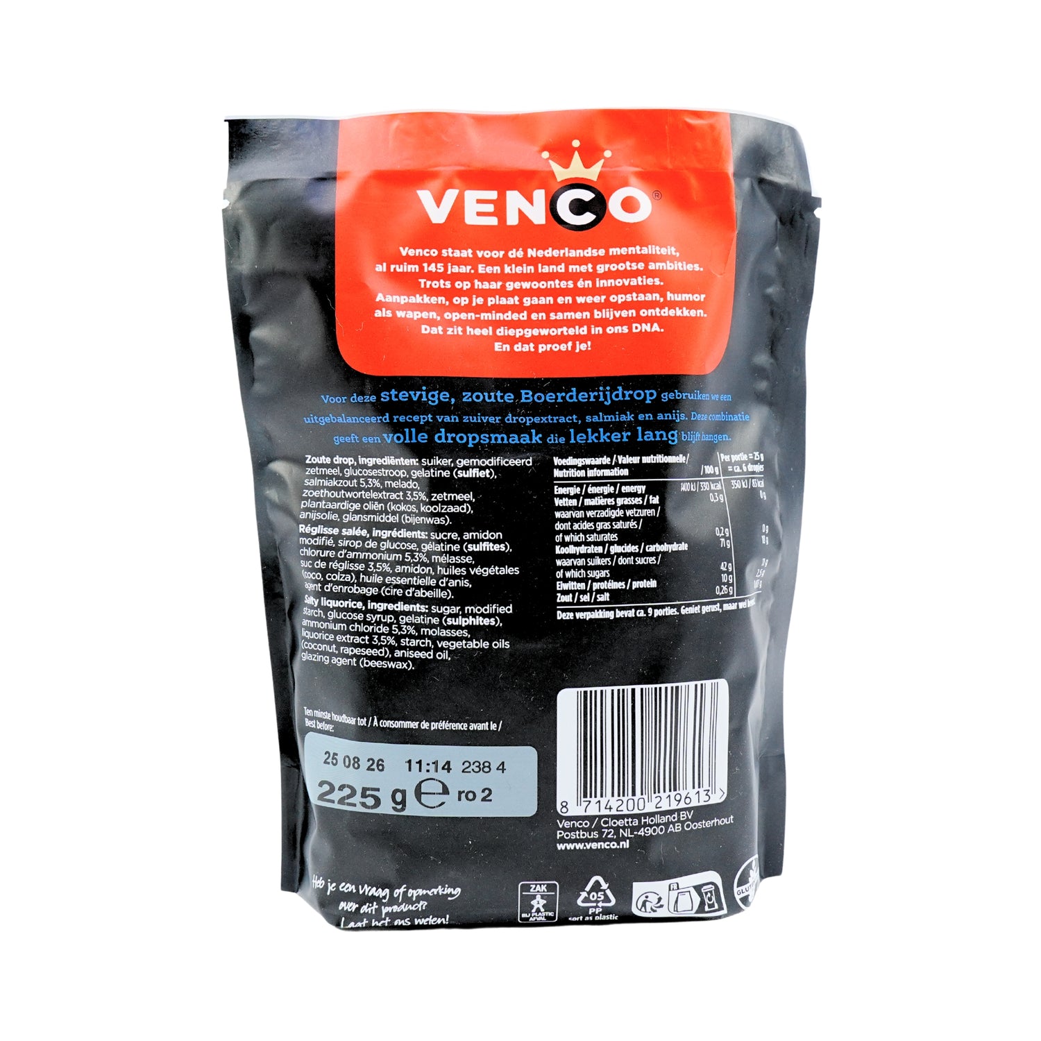 Venco Licorice Boerderij Farm Shapes 7.9 oz SUB