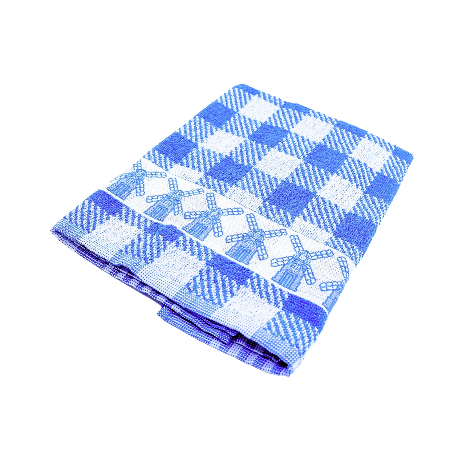 Twentse Blue with Windmills HAND Towel 20 x 20 inch