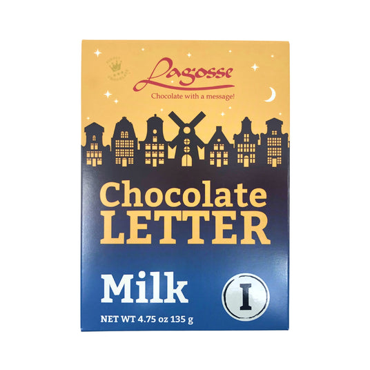 Lagosse Large Milk I Chocolate Letter 4.7oz