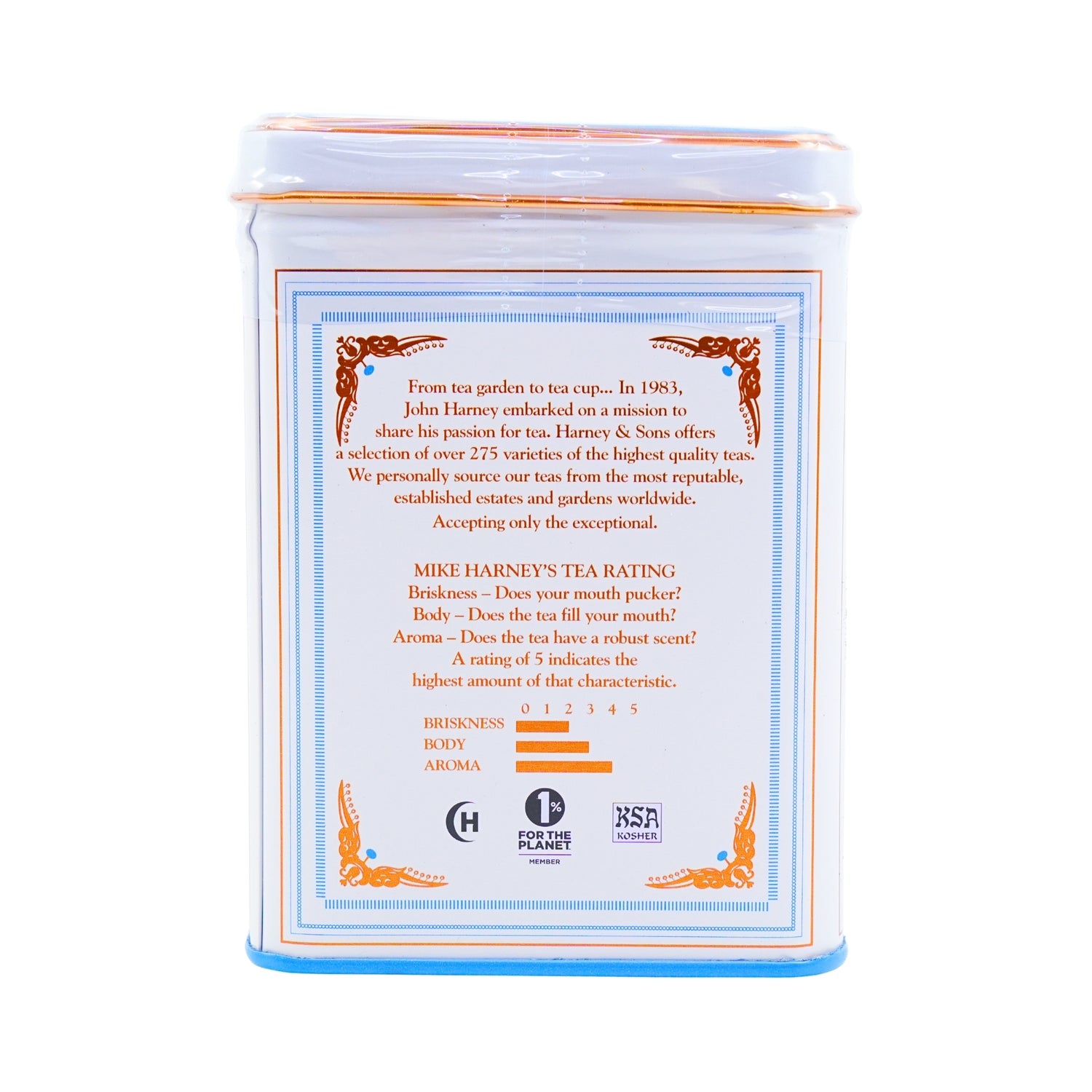Harney & Sons Earl Grey Supreme  Tea 20ct Tin