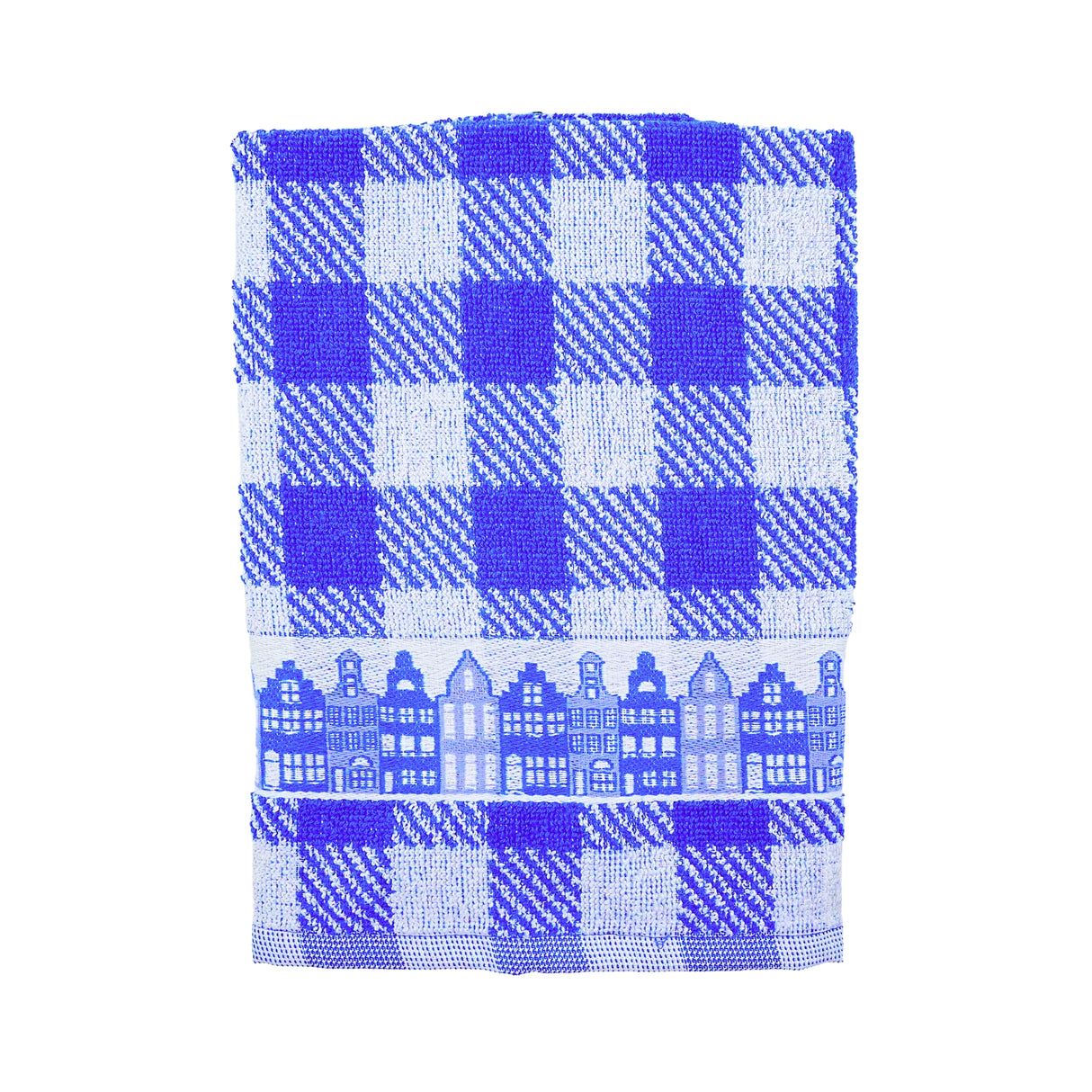 Twentse Blue with Canal Houses HAND Towel 20x20 inches