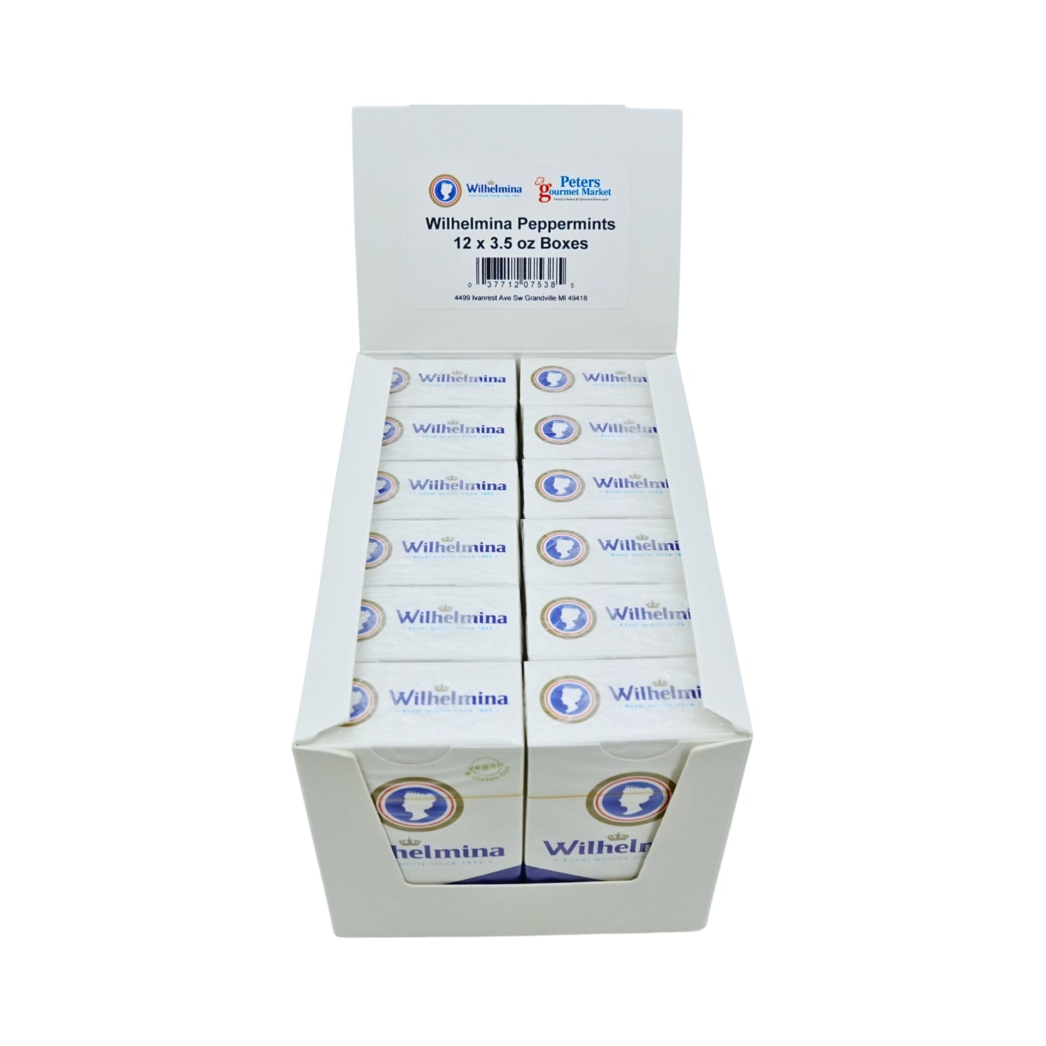 Wilhelmina Peppermint Box  12 CT BOX