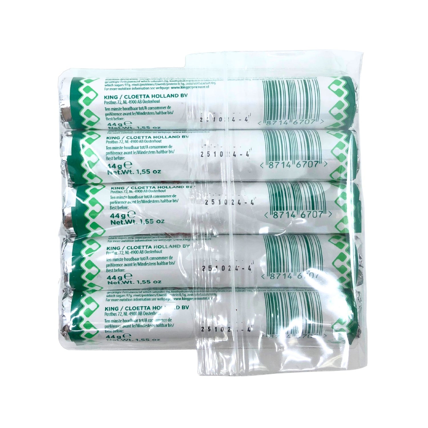 King EXTRA STRONG Peppermint 5 roll  PACK