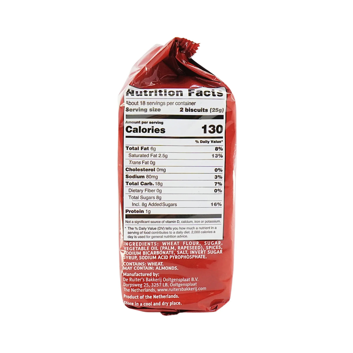 De Ruiter Speculaas Cookies 15.8 oz