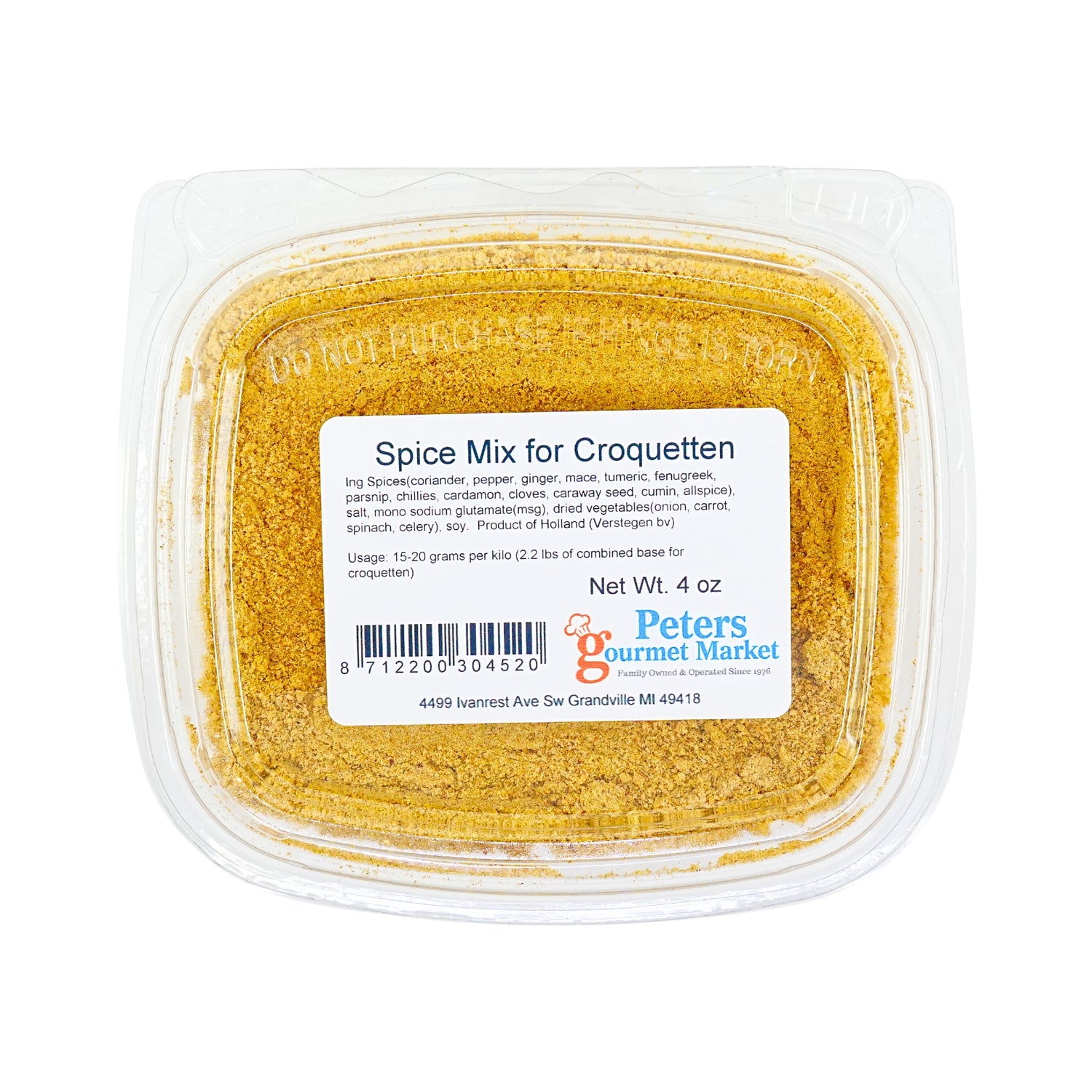 Verstegen Croquette Spices 4 oz tub
