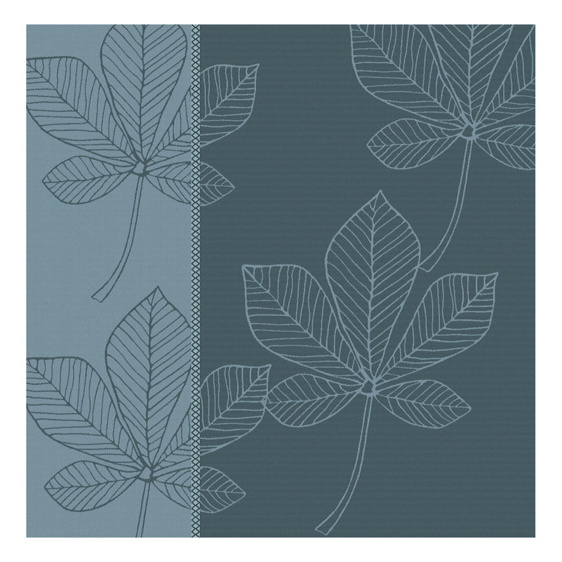 DDDDD Leaves Atlantic Blue TEA Towel 24x23 inch