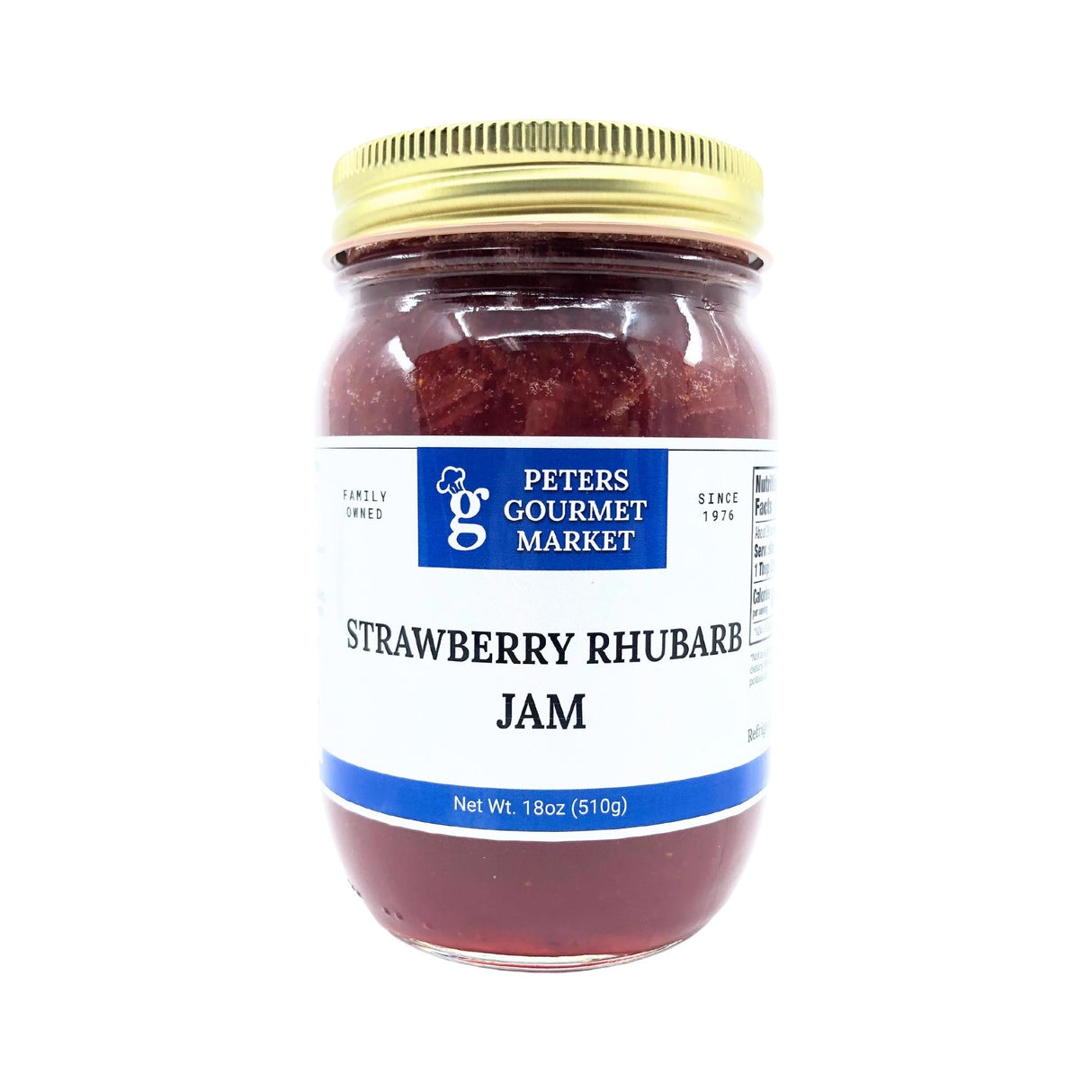 PGM Strawberry Rhubarb Jam 18oz