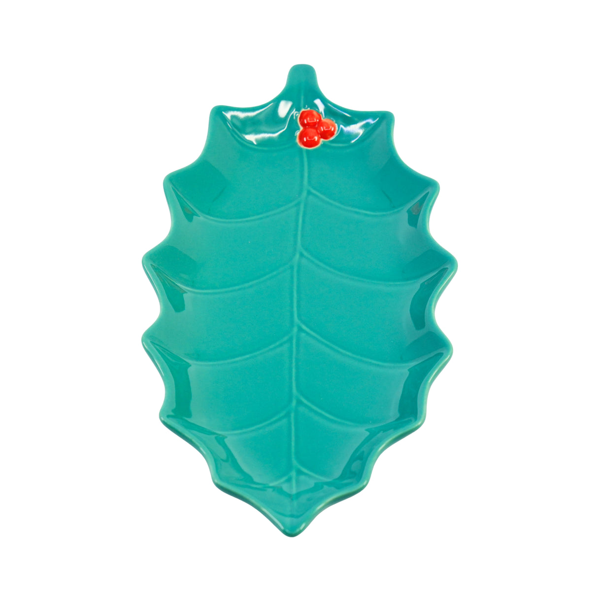 Now Designs Holly Leaf Shaped Candy / Serving Dish