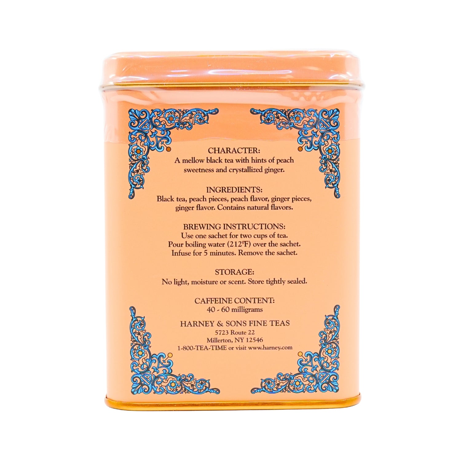 Harney & Sons Peaches & Ginger Tin