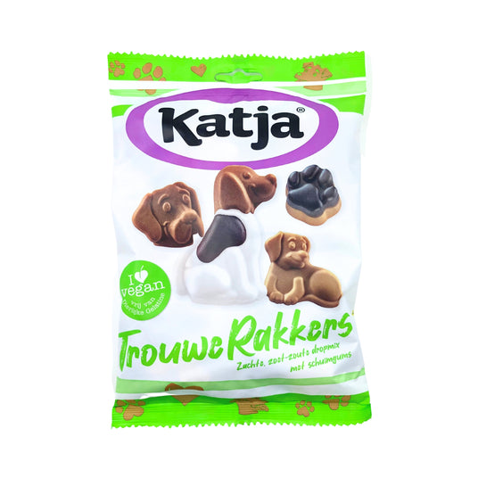 Katja Sweet & Salty Licorice Mix (Trouwe Rakkers) 9.8 Oz Bag