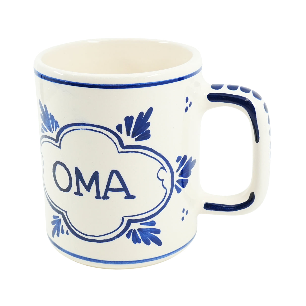DeWit Hand Painted Delft OMA Mug