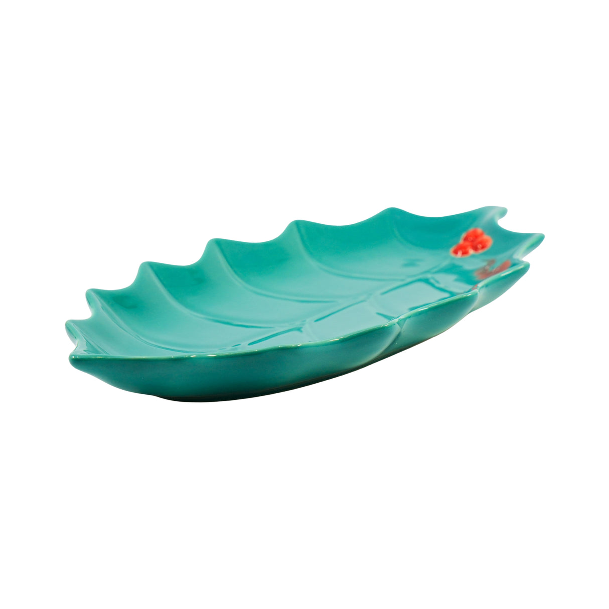 Now Designs Holly Leaf Shaped Candy / Serving Dish