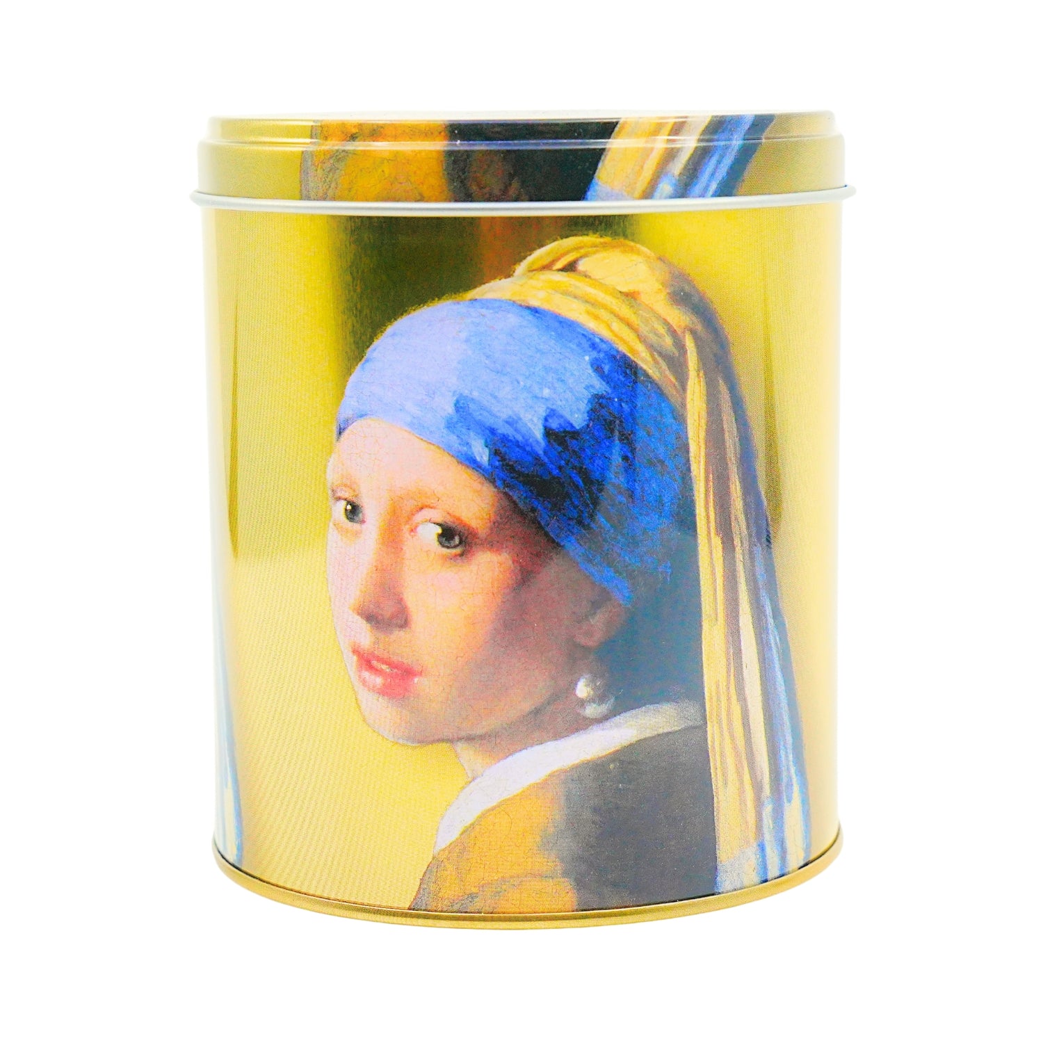 Vermeer Girl with Pearl  Tin Empty Tin