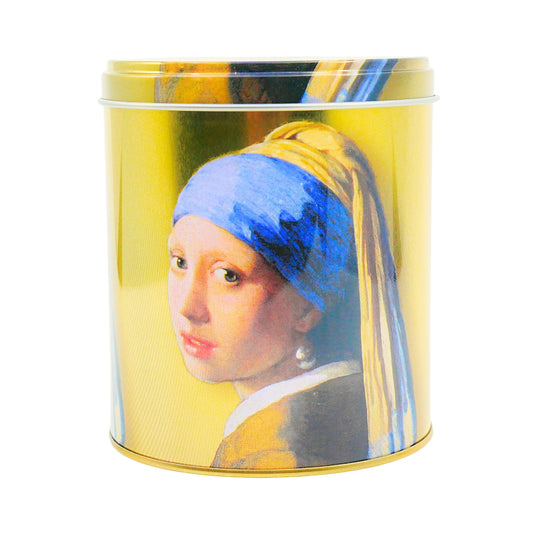 Vermeer Girl with Pearl Tin Empty Tin