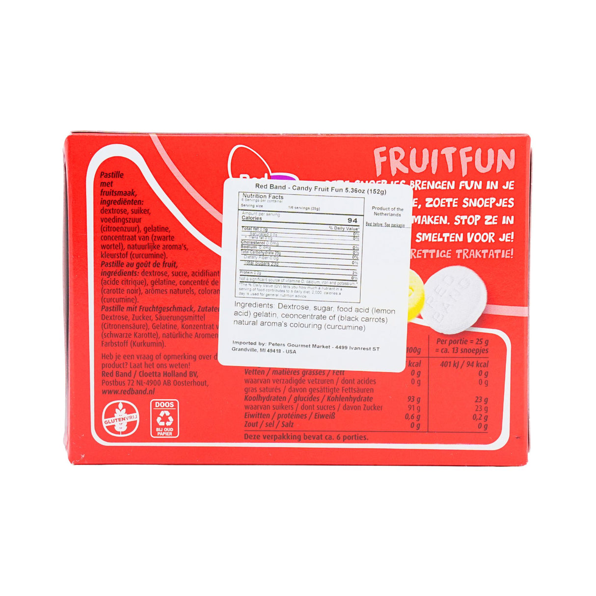Red Band Fruit Fun 4 Roll Pack